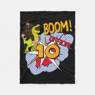 10 Jaar Oude Laser-label Game Gamer Gift Lasertag Fleece Deken