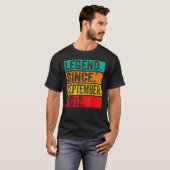 10 jaar oude legend sinds september 2012 10e herfs t-shirt (Voorkant volledig)