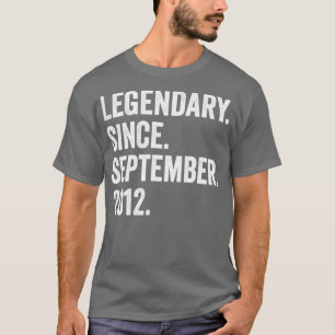 10 jaar oude legendary sinds september 2012 10e B T-shirt
