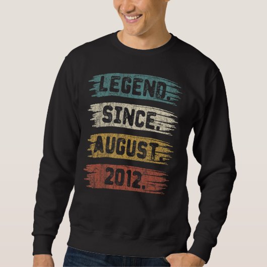 10 jaar oude leggende sinds augustus 2012 10e gebo trui (Voorkant)
