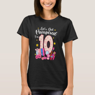 10 jaar oude spa make-up letu2019s krijgen verwend t-shirt