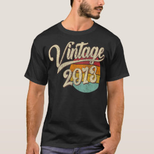 10 jaar oude Vintage 2013 10e verjaardag T-shirt