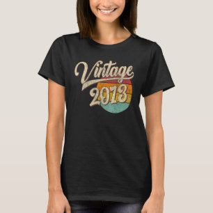 10 jaar oude Vintage 2013 10e verjaardag T-shirt