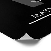 10 jaar pensioen of waardering van de werknemer ca poster (Hoek)