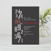 10 jaar reünie kaart (Staand voorkant)