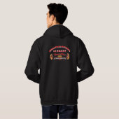 10 jaar twee en een friet hoodie (Achterkant volledig)