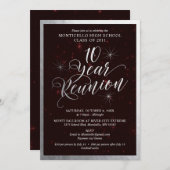 10 jaar Uitnodiging tot reünie (Voorkant / Achterkant)