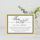 10 jaar Uitnodigingen van Jubilea (Staand voorkant)