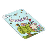 10 jaar van willekeurige daden van vriendelijkheid magneet (Rechterzijde)