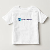 10 jaar Webkinz-Logo Kinder Shirts (Voorkant)