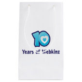 10 Jaar Webkinz Logo Klein Cadeauzakje (Voorkant)