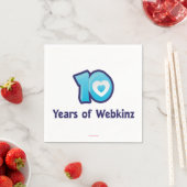 10 jaar Webkinz Logo Servetten (Insitu)