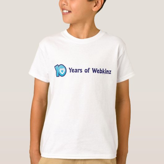 10 jaar Webkinz-Logo T-shirt (Voorkant)