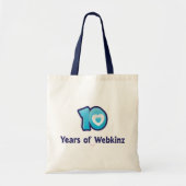 10 jaar Webkinz-Logo Tote Bag (Voorkant)