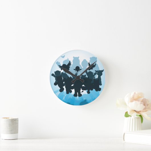 10 jaar Webkinz Silhouette Ronde Klok (Huis)