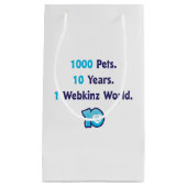 10 jaar Webkinz Stats Klein Cadeauzakje (Voorkant)