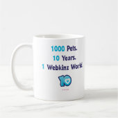10 jaar Webkinz Stats Koffiemok (Links)