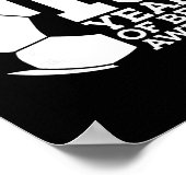 10 Jaar Wezigheid Geweldige Voetbal 10e Verjaardag Poster (Hoek)