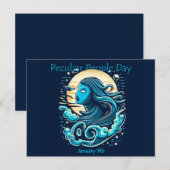 10 jan - eigenaardige Dag van de Mensen Briefkaart (Voorkant / Achterkant)