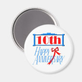 10-jarig jubileum 2 magneet (Voorkant / Achterkant)