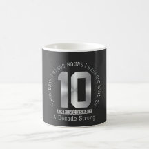 10-jarig jubileum mijlpaal - Een decennium sterk