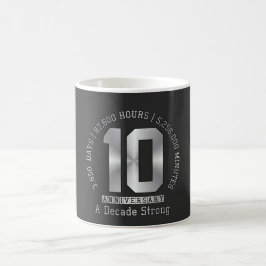 10-jarig jubileum mijlpaal - Een decennium sterk Koffiemok