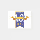 10-jarig jubileum post-it® notes (Voorkant)