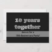 10-jarig jubileumfeest | 10 jaar samen kaart (Voorkant)