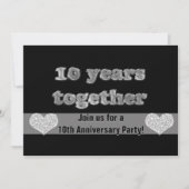 10-jarig jubileumfeest | 10 jaar samen kaart (Voorkant)