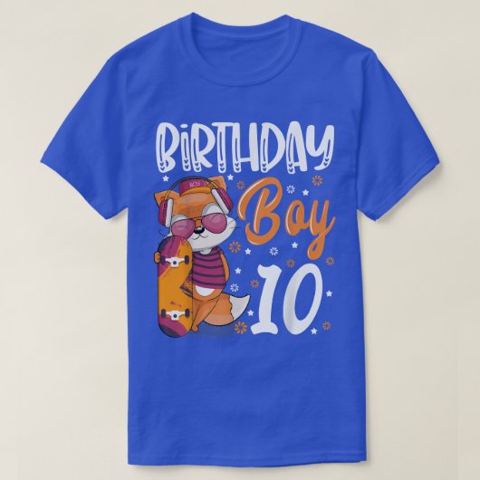 10-jarige 10e verjaardag voor Lover Boy Foes Bi T-shirt (Design voorkant)