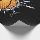 10-jarige Basketball Birthday Party 10th Boy Cadeaupapier (Hoek)