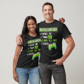 10-jarige gamer-jongen 10e perfecte verjaardag t-shirt (Unisex)