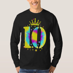 10-jarige meisjes 10e geboorte t-shirt