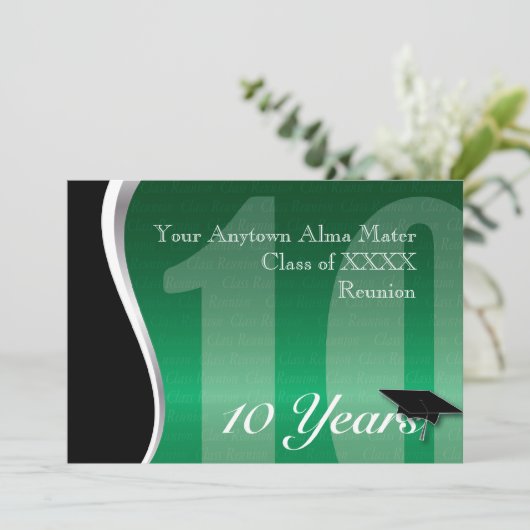 10-jarige vakbond kaart (Staand voorkant)