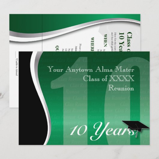 10-jarige vakbond kaart (Voorkant / Achterkant)