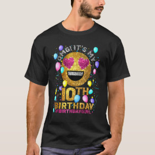 10-jarige verjaardag Het is mijn tiende verjaardag T-shirt