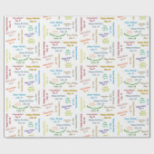 10 juli, cadeaupapier voor cadeautjes (Vlak)