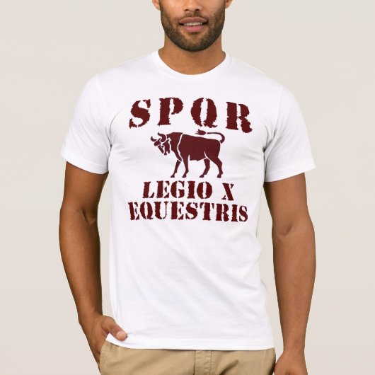 10 Julius Caesar beroemde 10e Roman Legion T-Shirt (Voorkant)
