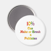 10% kan maken of breken magneet (Voorkant / Achterkant)