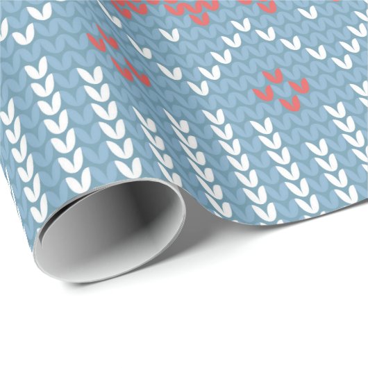 10 kerstbomen blauw ID208 Cadeaupapier (Rol Hoek)