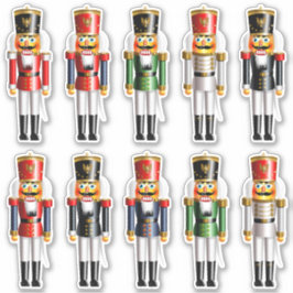 10 kerstvoedingskrakers sticker