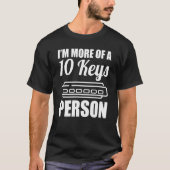 10 Keys Person Harmonica Player T-shirt (Voorkant)