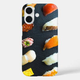 10 kinds of sushi iPhone 16 hoesje