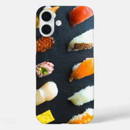 10 kinds of sushi iPhone 16 plus hoesje