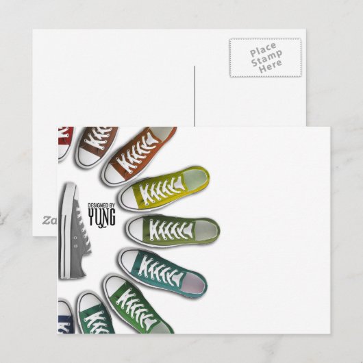 10 Klassieke Sneakers Briefkaart (Voorkant / Achterkant)