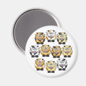 10 Koe ronde magneet (Voorkant / Achterkant)