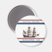 10 kolonie van de platte bloementeelt magneet (Voorkant / Achterkant)