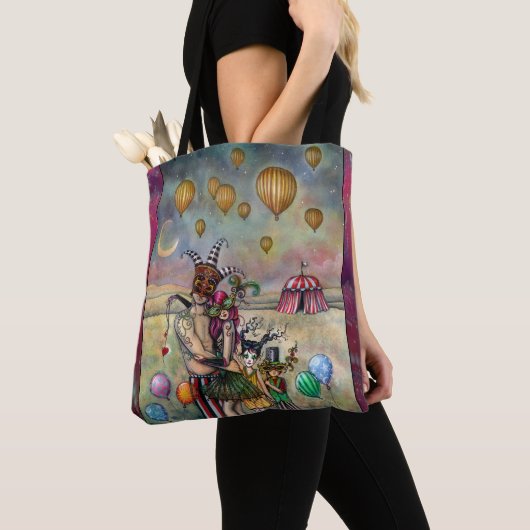 10 kopjes Tarot Fantasy Art beroemd gemaakt door M Tote Bag (Dichtbij)