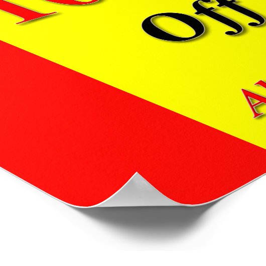 10% korting op alle Posters voor services (Hoek)