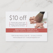 $10 korting op Coupon Pauline (Achterkant)